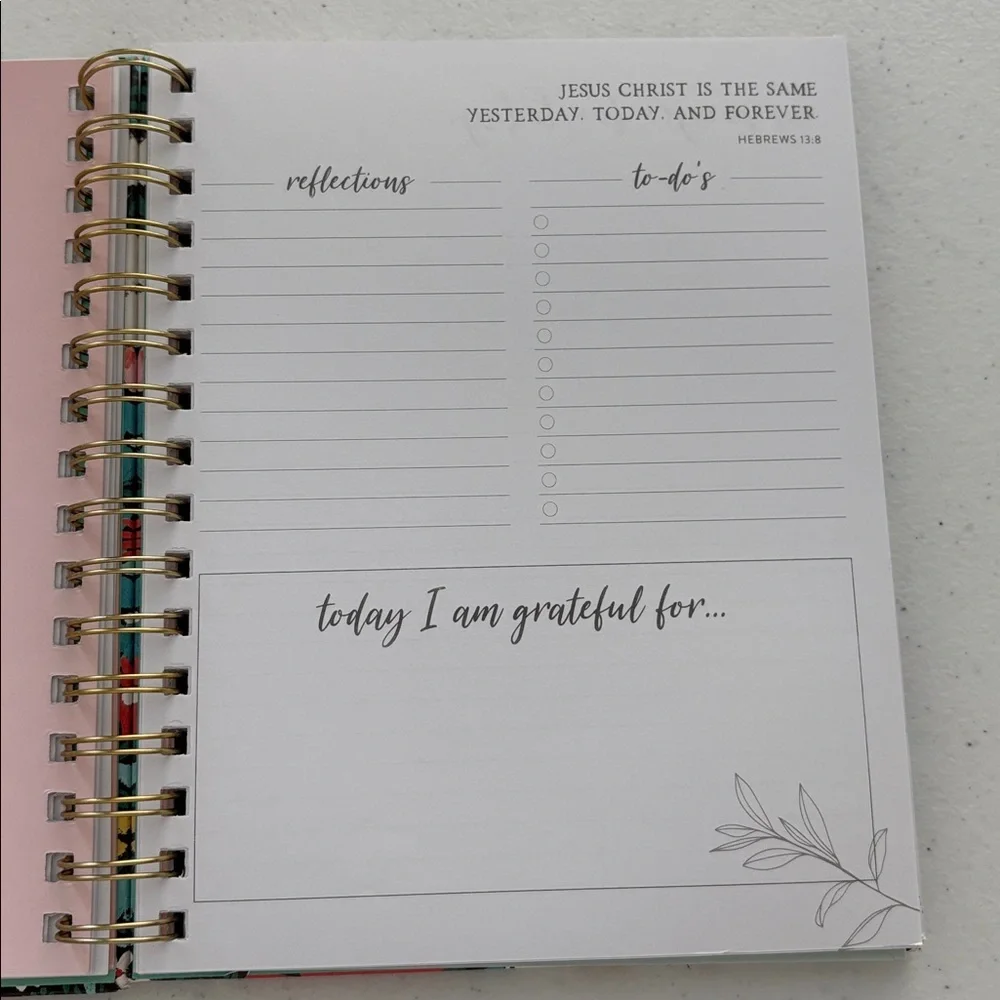 Deluxe Prayer Journal Spiral Bound with Stickers and Journaling Pages